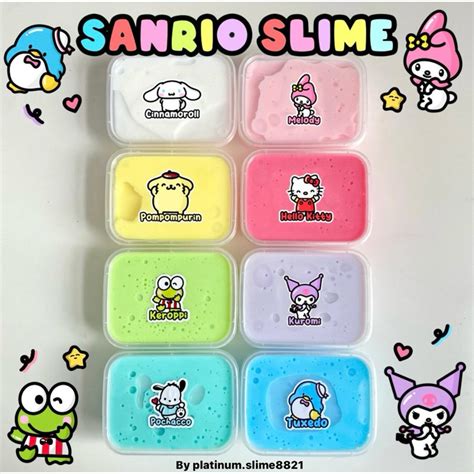 Jual Tofu Slime Sanrio Slime 200 Ml By Pplatinum Slime8821 Tofu Slime Sanrio Slime