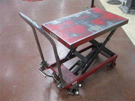 31a Dayton 35kt59 Rolling Scissor Lift Table 660lb Cap Maryville Tn