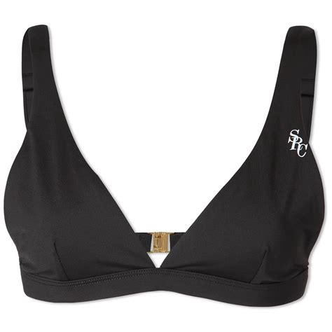 Sporty Rich Romy Bikini Top Noir End Gb