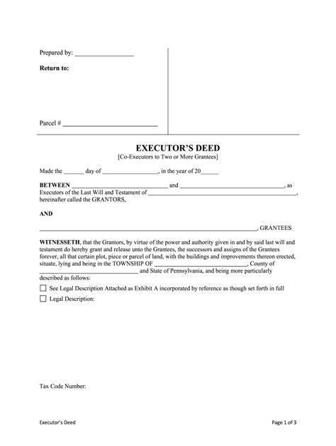 Printable Executor Of Estate Form Pdf Printable Forms Free Online