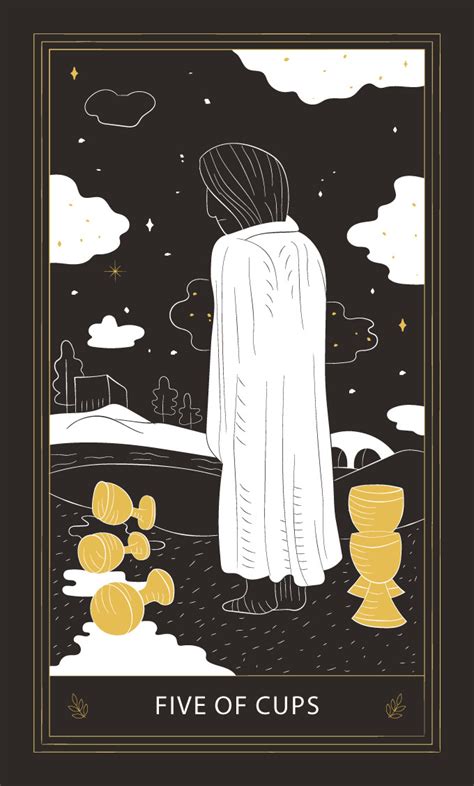 All About Five Of Cups Tarot Card Meanings The Tarot Blog