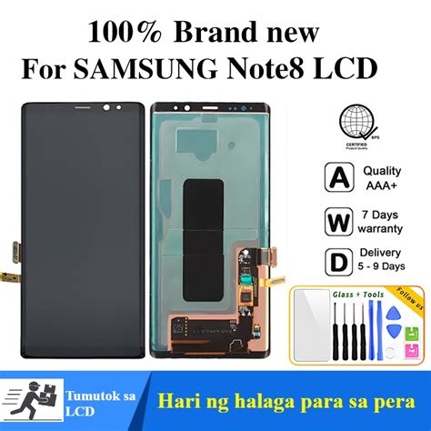 For Samsung Galaxy Note 8 N950f N950d N950ds N950u Lcd Display With Frame Touch Screen Digitizer