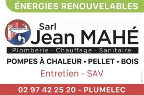 Plomberie Chauffage Sanitaire Sarl Jean MAHE PLUMELEC BASKET CLUB