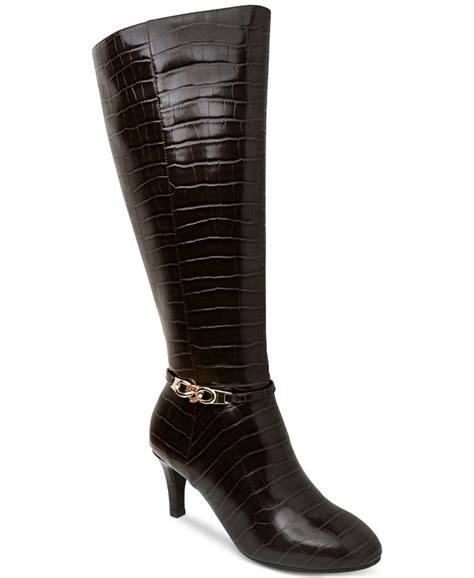 Karen Scott Hanna Wide Calf Dress Boots Created For Macys And Reviews