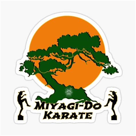 "Miyagi-Do Karate (Custom Logo)" Sticker by vollachr | Redbubble