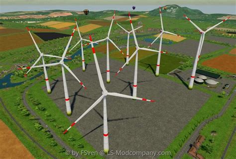 LS 22 Enercon EP5 Windturbines V1 2 0 0 Farming Simulator 2022 Mod