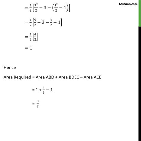 Example Using Integration Find Area Bounded By Triangle