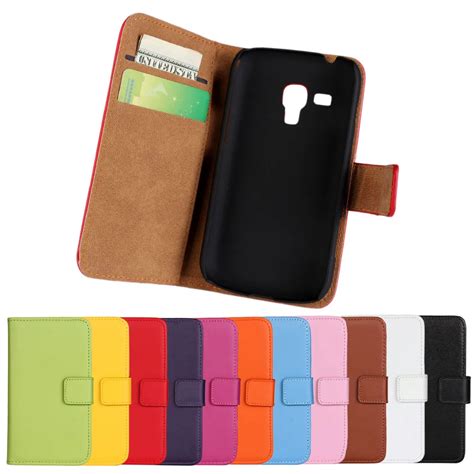 For Samsung Galaxy Trend Plus S7580 Case Flip Leather Cover Fundas