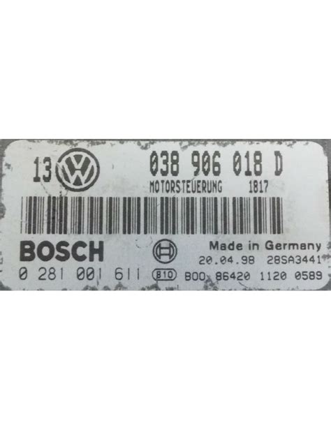 D Ecu Centralina De Motor Volkswagen Golf Tdi Cv