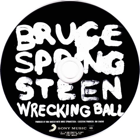 Car Tula Cd De Bruce Springsteen Wrecking Ball Portada