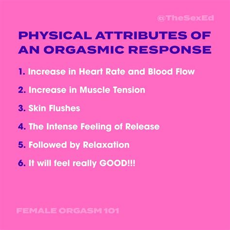 Orgasms 101 Mini Guide The Sex Ed