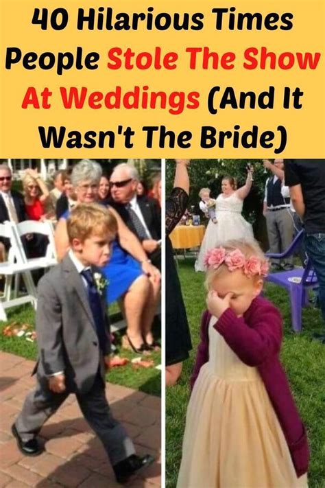 Hilarious Times People Stole The Show At Weddings And It Wasn T The