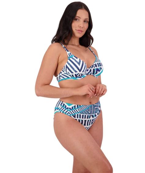 Tribal Geo Underwired Bikini Top Moontide Swimwear