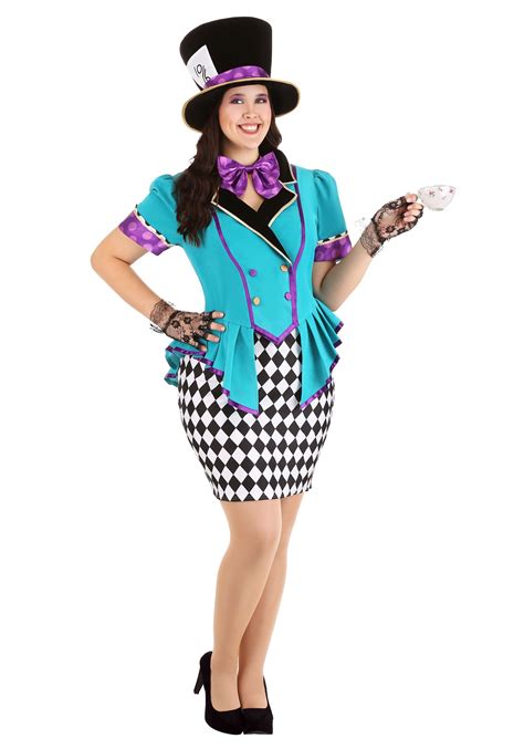 Womens Mad Hatter Costume Plus Size