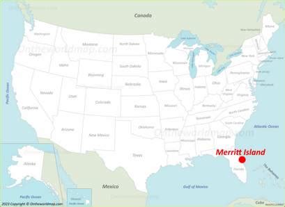 Merritt Island Map | Florida, U.S. | Detailed Maps of Merritt Island