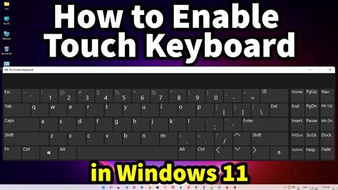 How To Enable Touch Keyboard On Windows 11 Pc Laptop In 2024 YouTube