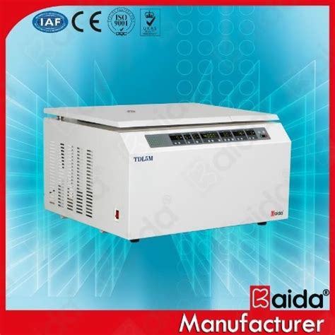 Tdl5m Table Type Large Volume Low Speed Refrigerated Centrifuge