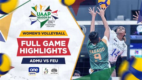 Ateneo Vs Feu Highlights Uaap Season Womens Volleyball Win Big