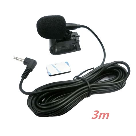 Micr Fono De Audio Para Coche Conector Jack De Clip De Mm Est Reo