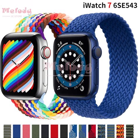 Pulseira De Nylon Tran Ada Para Apple Watch Cinta El Stica Iwatch