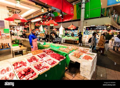 Indoor Omicho Ichiba Omicho Market Largest Fresh Food Market In