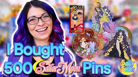 I Bought Sailor Moon Pins Huge Enamel Pin Haul Pt Artist