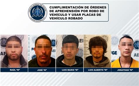 Detiene FGE cinco hombres por robo de vehículo en Tijuana