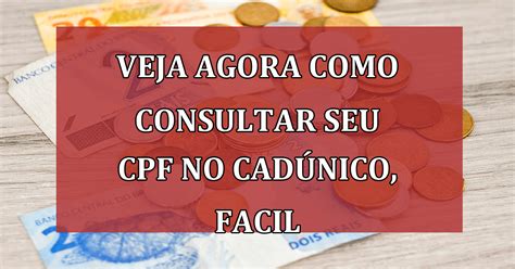 Descubra Agora Como Consultar Seu Cpf No CadÚnico Em Simples Passos