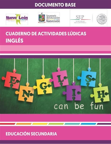 Actividades ludicas Ingles I ÕNDICE CONTENIDO PGINA Documento Base