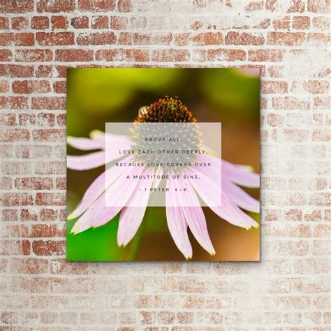 Bible Verse Word Art Canvas Print - Etsy