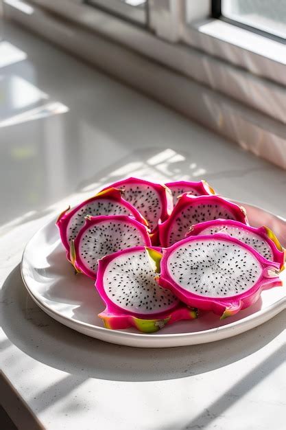 Vista de la deliciosa fruta del dragón de pitahaya Foto Gratis