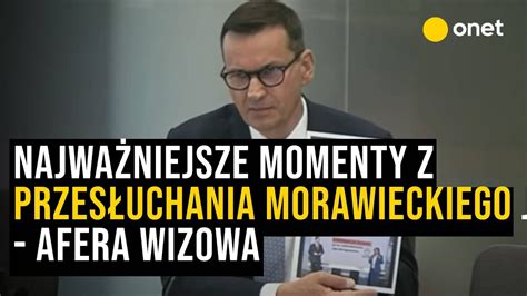 Najwa Niejsze Momenty Z Przes Uchania Morawieckiego Pinokio