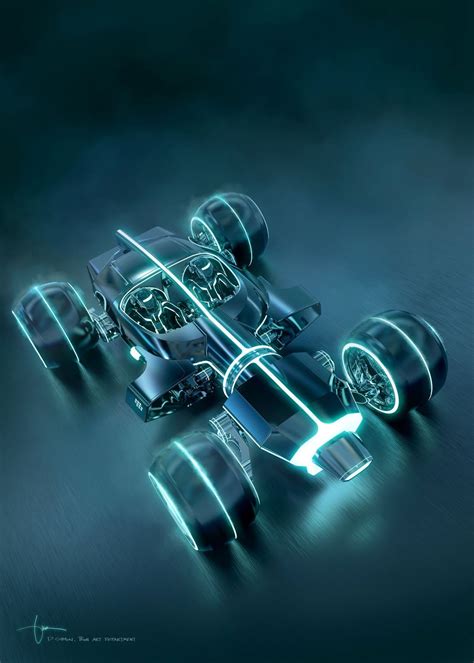 Tron Legacy Car Concept Daniel Simon Film Fiction Science Fiction