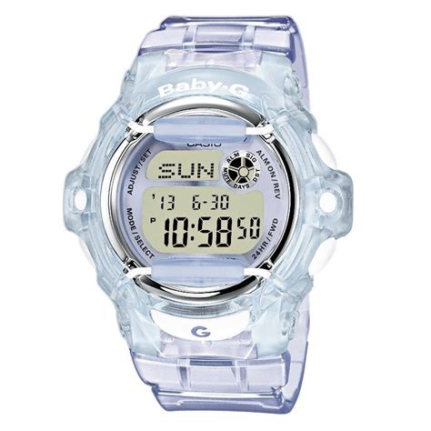 Casio G Shock Baby G Digital Blue Plastic Strap Watch Bg 169r 6er