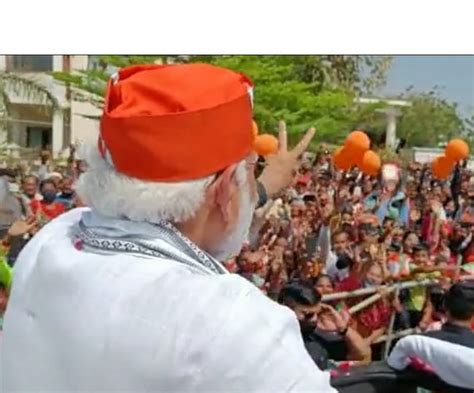 Pm Modi Holds Roadshow At Ahmedabad River Front After Bjps Victory In