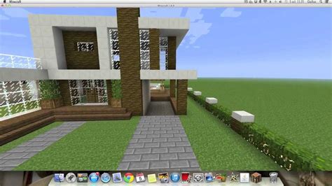 Como Hacer Una Linda Casa Moderna En Minecraft Pt1 Youtube