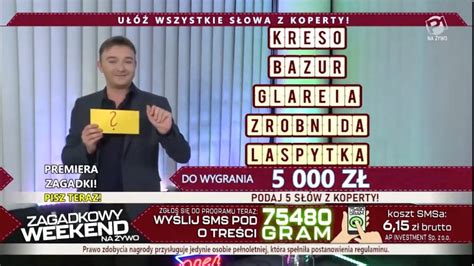 Zagadkowy Weekend na żywo 26 10 2024 Polonia1 YouTube