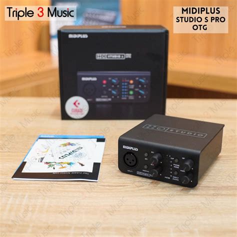 Jual MIDIPLUS STUDIO S PRO OTG Soundcard Audio Interface Recording