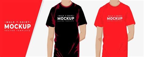 Red T Shirt Mockup Vector Art, Icons, and Graphics for Free Download