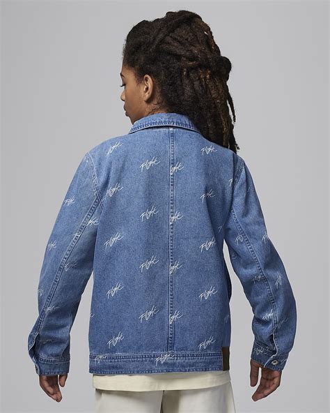 Jordan Flight Heritage Denim Jacke für ältere Kinder Nike DE