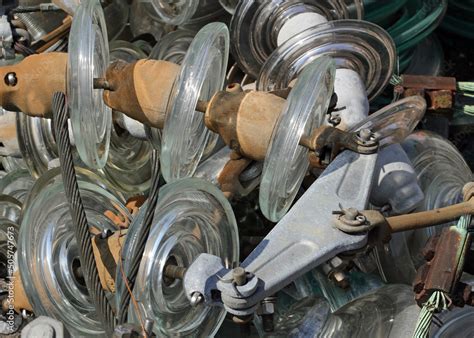 Recycling of recyclable materials such as glass insulators to keep ...