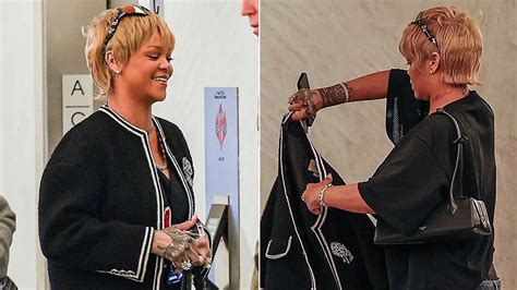 Rihanna Debuts New Blonde Mullet Style Pixie Haircut In Dramatic Transformation The Mirror US