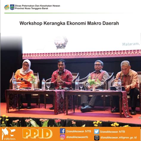 Workshop Kerangka Ekonomi Makro Daerah Dinas Peternakan Kesehatan