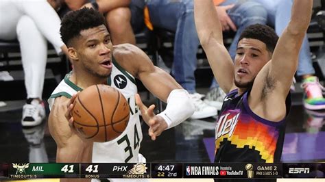 Milwaukee Bucks Vs Phoenix Suns Full Game 2 Highlights 2021 Nba