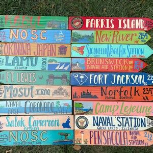 10 Custom Directional Mileage Signs Destination Sign Travel Etsy