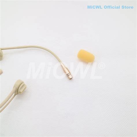 Beta54 Beige Headset Microphone For Shure Mipro Sennheiser Audio Technica Akg Foldable Headworn