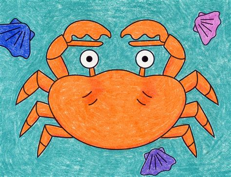 Crab Drawings For Kids