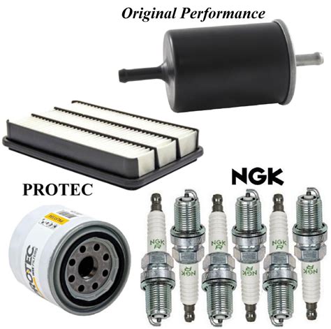 Tune Up Kit Air Oil Fuel Filters Spark Plugs For ACURA SLX V6 3 2L 1996