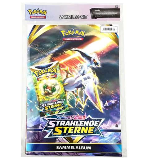 Pokemon Strahlende Sterne Sammler Kit Album Booster Poster