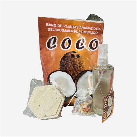 Coco Kit Ritualizado Con Perfume Ba O Aromatico Jabon Amuleto Para